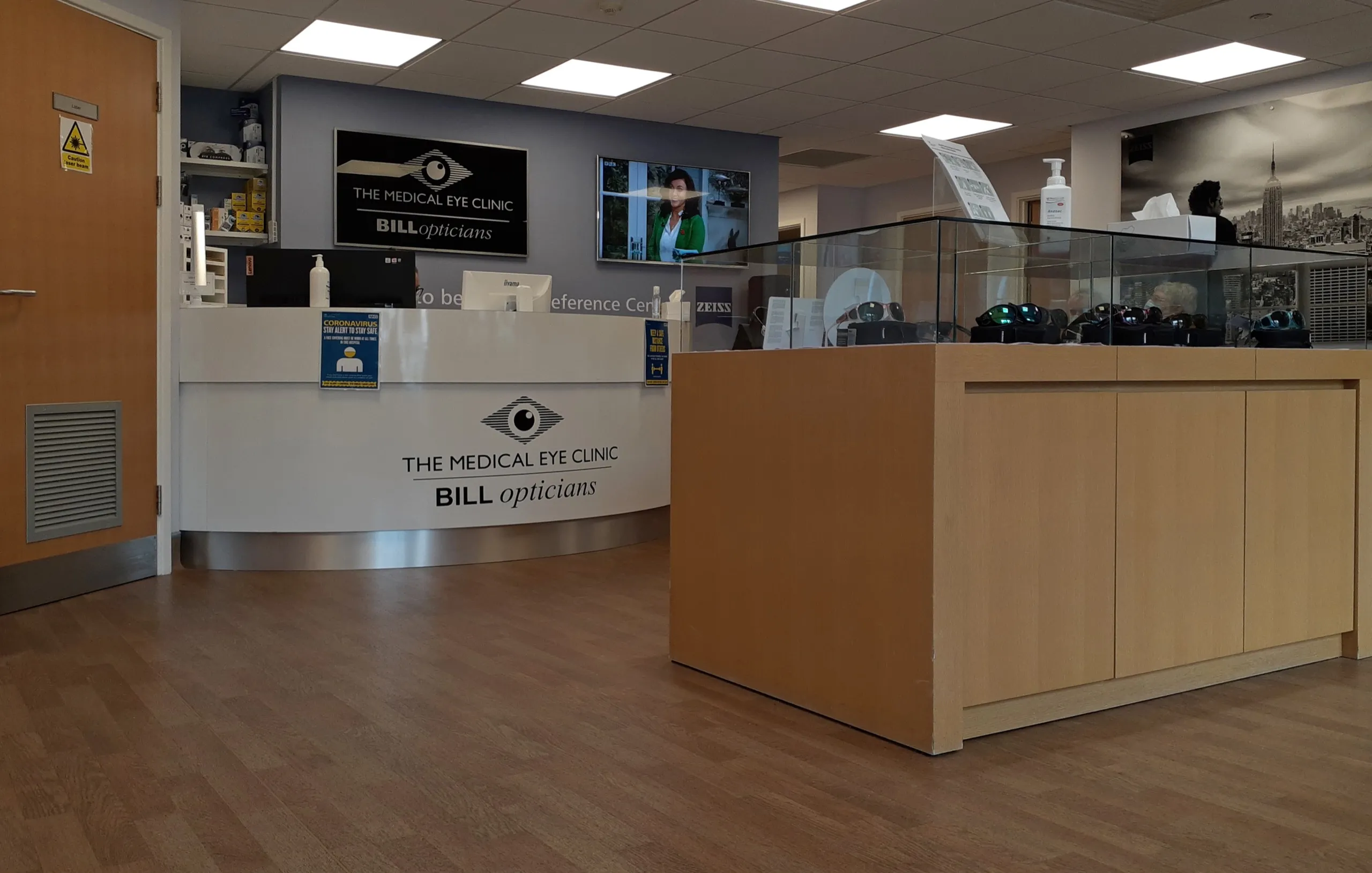 Reception and waiting area at Happi Hairs Clinic